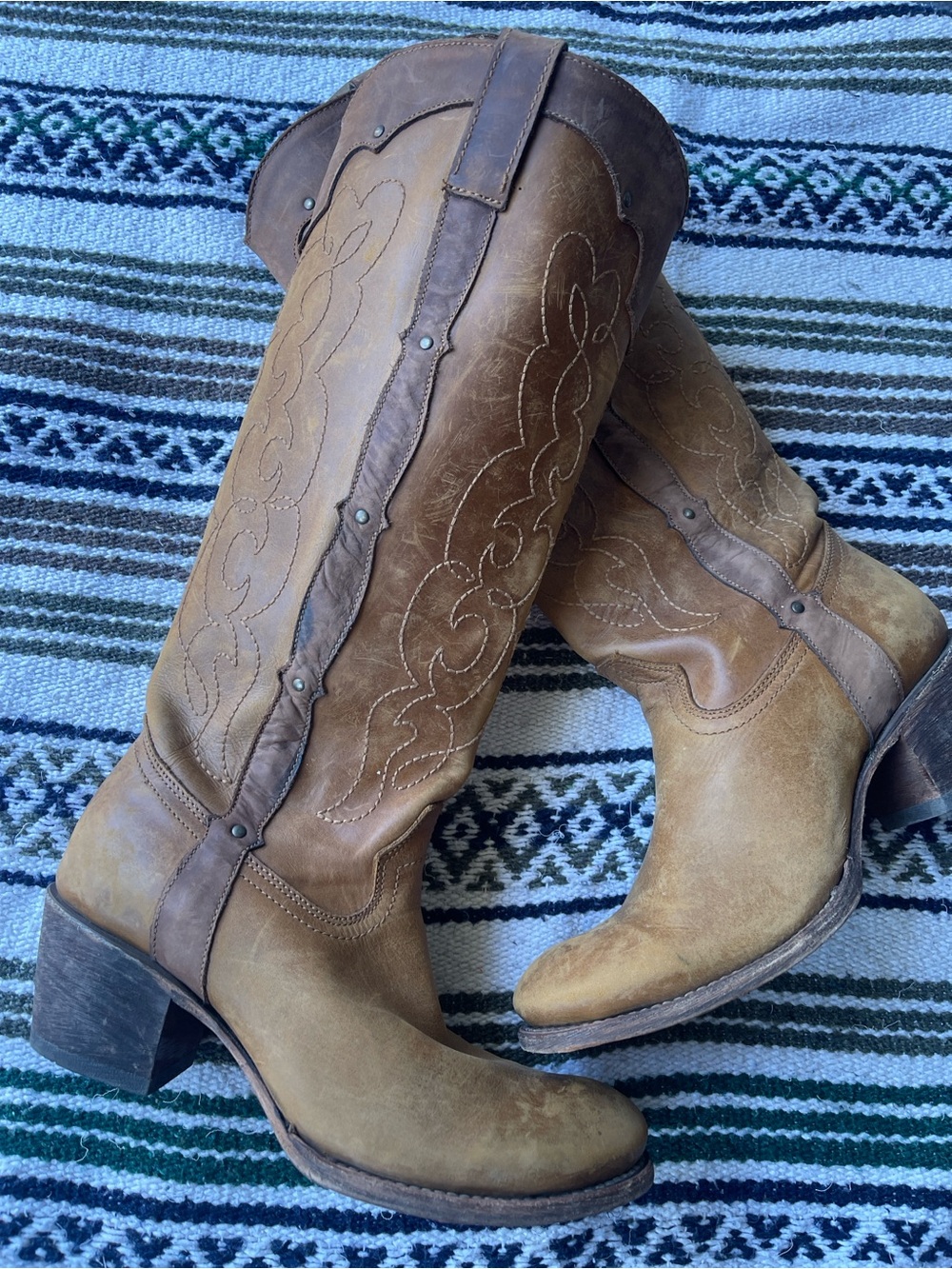 Corral Kats Natural Westport Boots 8.5